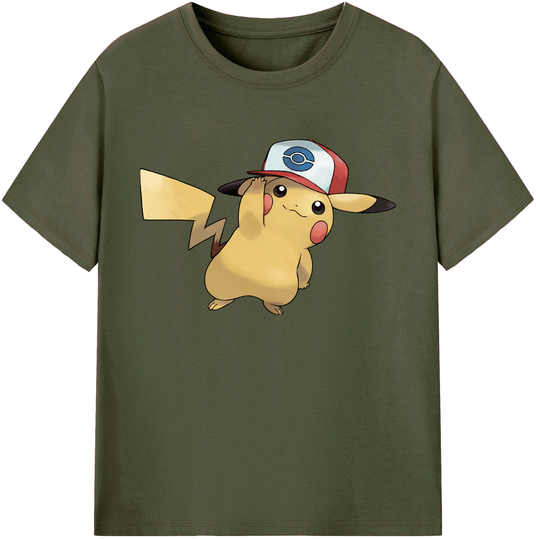（画像用） ポケットモンスター Pokémon 綿100％ メンズ半袖Tシャツ｜肌触りやわらか＆通気性